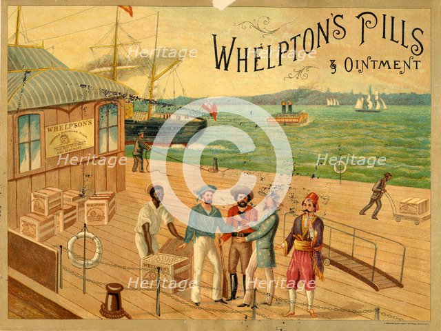 Whelpton’s Pills & Ointment, 19th century. Artist: Unknown
