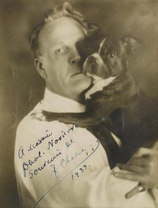 Portrait of the singer Feodor Ivanovich Chaliapin (1873-1938), c. 1930. Creator: Mishkin, Herman (1871-1948).