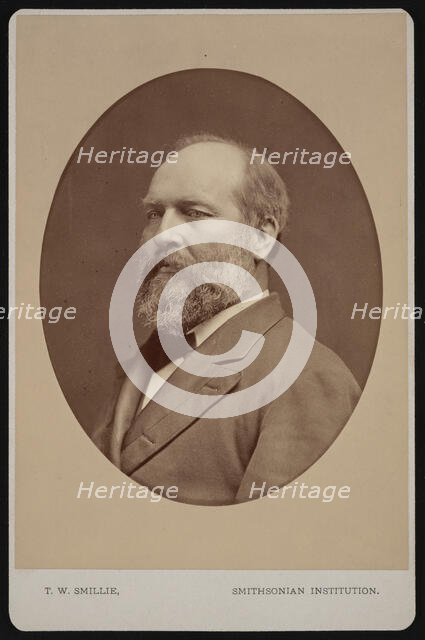 Portrait of James Abram Garfield (1831-1881), June 1880. Creator: Thomas William Smillie.