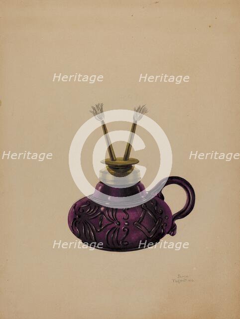 Lamp, c. 1937. Creator: John Tarantino.