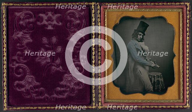 Man Whittling a Stick, 1850-55. Creator: Unknown.