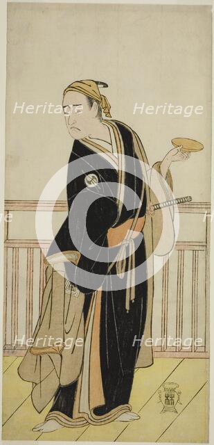 The Actor Ichikawa Yaozo III as Oboshi Yuranosuke in the Play Kanadehon Chushingura..., c. 1786. Creator: Shunsho.