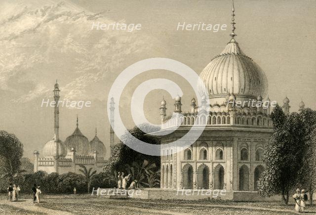 'Mausoleum at Lucnon, 1835. Creator: William Daniell.