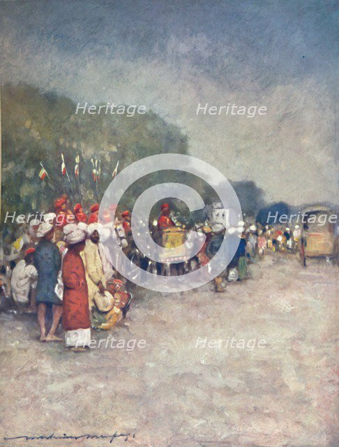 'On the Alipur Road', 1903. Artist: Mortimer L Menpes.