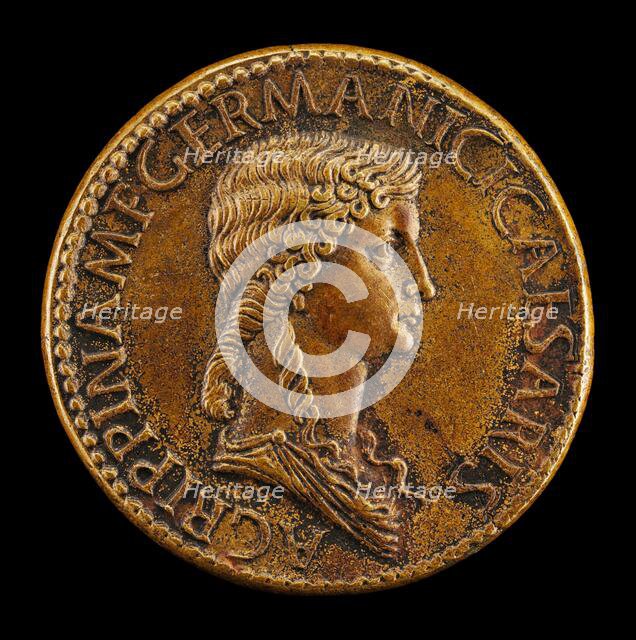 Agrippina Senior, 14 B.C.-A.D. 33, Daughter of Marcus Agrippa, Wife of Germanicus [obverse]. Creator: Giovanni da Cavino.