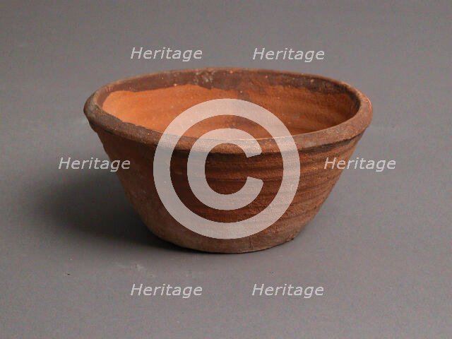 Bowl, Coptic, 4th-7th century. Creator: Unknown.