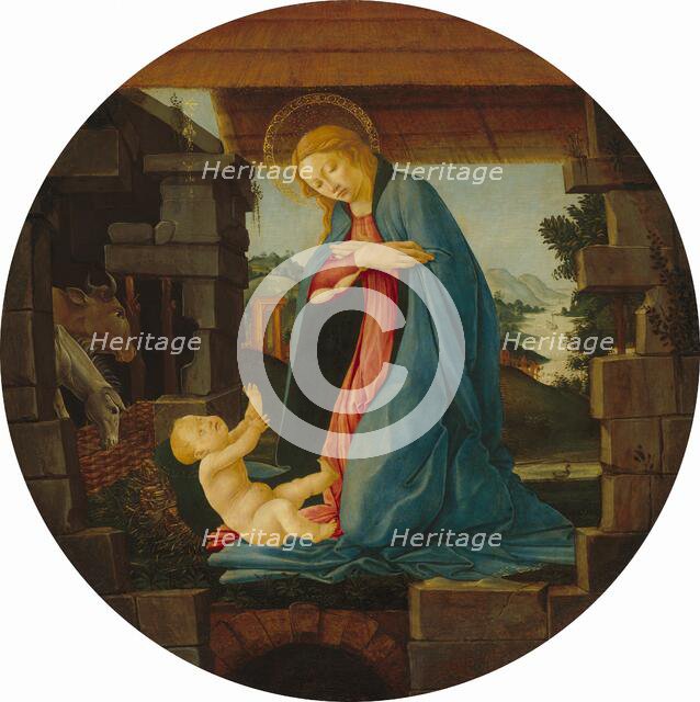 The Virgin Adoring the Child, 1480/1490. Creator: Sandro Botticelli.