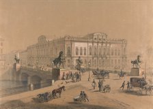 The Beloselsky-Belozersky Palace in Saint Petersburg. Artist: Charlemagne, Jules (19th century)