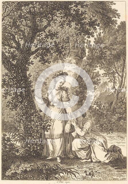 La fiancee du roi de Garbe: L'arbre. Creator: Louis Michel Petit.