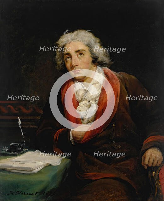 Portrait of the poet André Chénier (1762-1794) , 1825. Creator: Vernet, Horace (1789-1863).