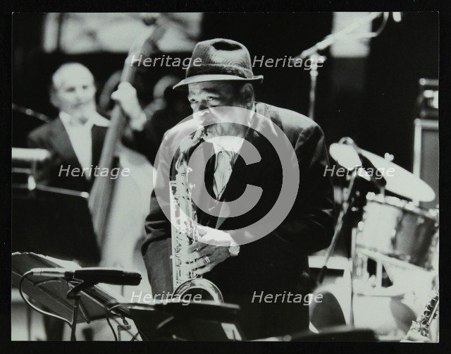 The Lionel Hampton Orchestra playing at the Newport Jazz Festival, Middlesbrough, 1978. Artist: Denis Williams