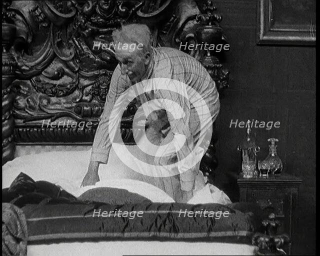 Actor Ralph Lynn Performing in the Play 'Thark' at the Aldwych Theatre London, 1920s. Creator: British Pathe Ltd.