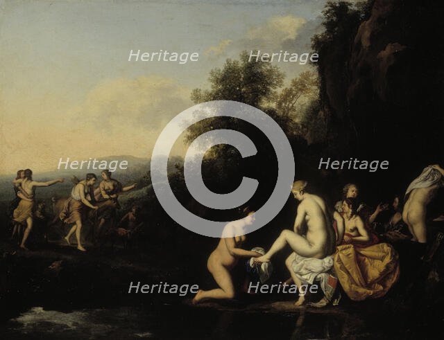 Diana with bathing nymphs, 1630-1684. Creator: Daniel Vertangen.