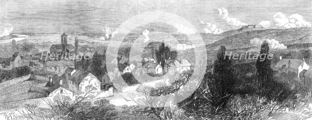 The sortie from Paris, Jan. 19: view from the Prussian left, at Louveciennes, 1871. Creator: Unknown.