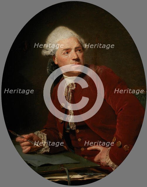 Self-portrait, c1777. Creator: Lépicié, Nicolas Bernard (1735-1784).