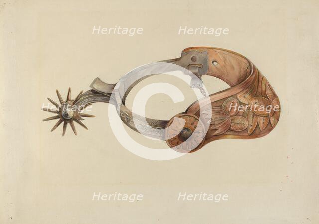 Spur, c. 1936. Creator: Gerald Transpota.