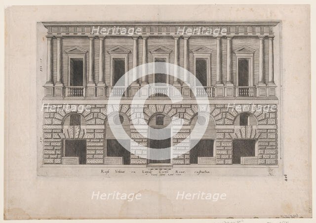 Speculum Romanae Magnificentiae: House of Raphael, 1549., 1549. Creator: Anon.