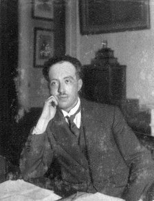 Louis de Broglie, French physicist, 1933. Artist: Unknown