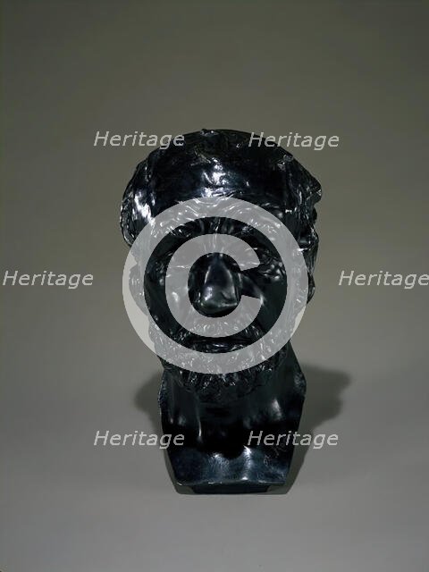 Mask of The Man with a Broken Nose, 1864, cast by 1928. Creator: Auguste Rodin.