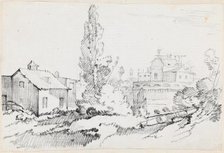 Castel Sant'Angelo from the Northwest, 1744/1750. Creator: Joseph-Marie Vien the Elder.