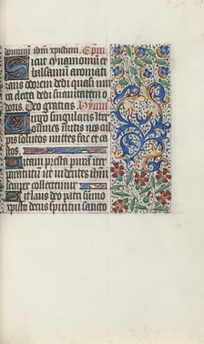 Book of Hours (Use of Rouen): fol. 78r, c. 1470. Creator: Master of the Geneva Latini (French, active Rouen, 1460-80).