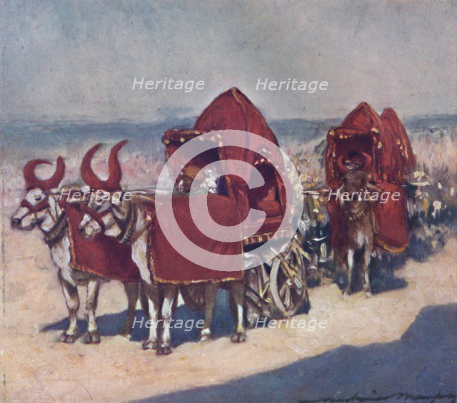 'Some Native Vehicles', 1903. Artist: Mortimer L Menpes.