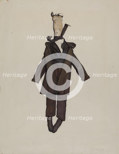 Rag Doll, c. 1936. Creator: Jane Iverson.