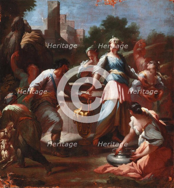 Rebecca at the Well, between 1715 and 1720. Creator: Giovanni Battista Ranieri del Pace.