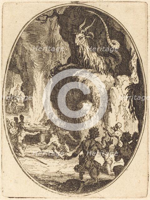 The Cult of the Demon, probably 1627. Creator: Jacques Callot.