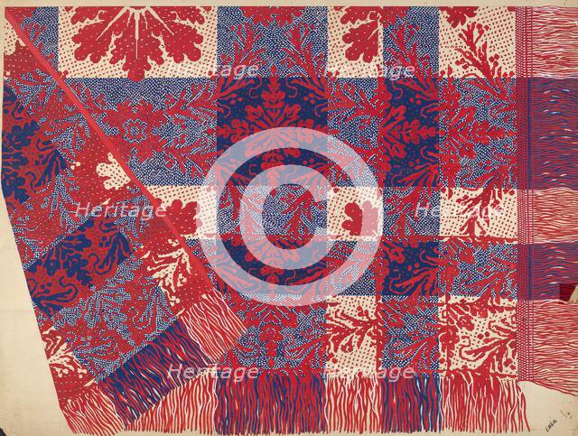 Coverlet, c. 1936. Creator: Edward White.