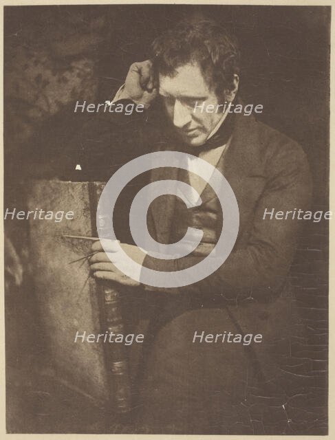 Portrait of James Nasmyth, c. 1844, printed 1890/1900. Creators: David Octavius Hill, Robert Adamson, Hill & Adamson.