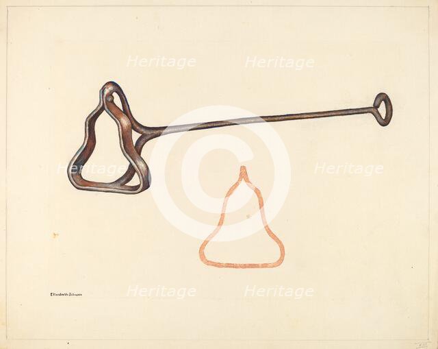 Branding Iron, c. 1942. Creator: Elizabeth Johnson.
