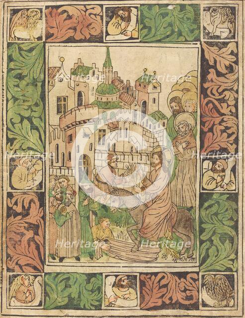 Christ's Entry into Jerusalem, c. 1450. Creator: Unknown.