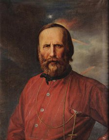 Portrait of Giuseppe Garibaldi (1807-1882), 1860. Creator: Lo Forte, Salvatore (1804-1885).