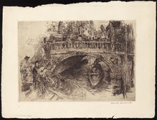Venetian Bridge, 1884. Creator: Frank Duveneck.