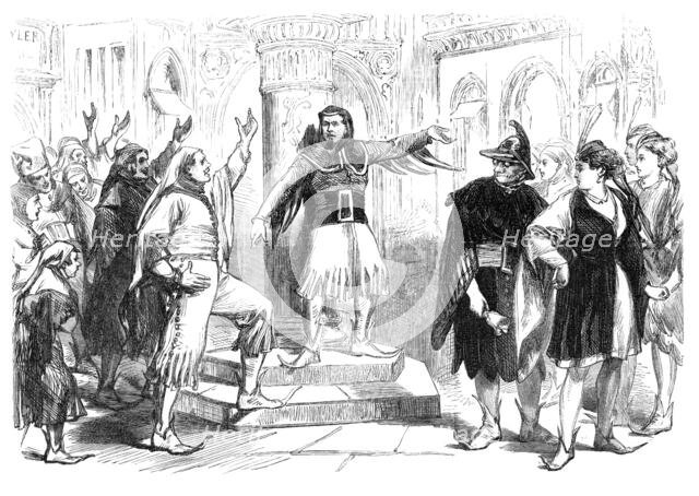Christmas Pantomimes and Burlesques: scene from "Wat Tyler, at the Gaiety Theatre, 1870. Creator: Unknown.