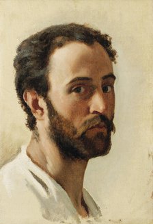 Self-portrait, c1855. Creator: Reffo, Enrico (1831-1917).