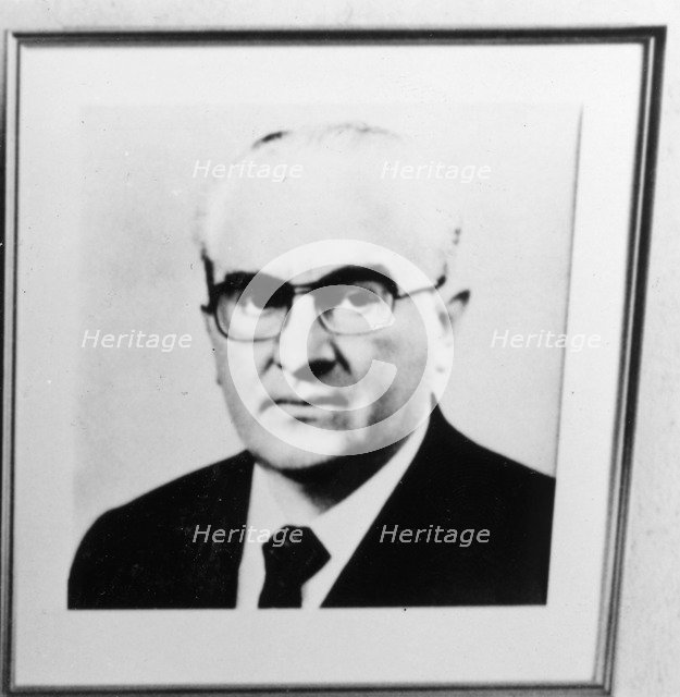 Yuri Andropov (1914-1984), Soviet Premier. Artist: Sidney Harris