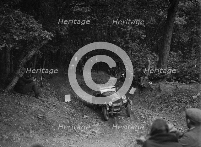 Frazer-Nash Vitesse taking part in a motoring trial, c1930s. Artist: Bill Brunell.