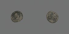 12 Nummi (Coin) of a Byzantine Emperor, Roman Period, 6th century CE. Creator: Unknown.