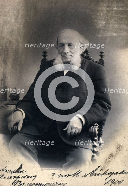 Portrait of the artist Ivan Aivazovsky (1817-1900), 1900.