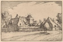 Walled Farm, published 1612. Creator: Claes Jansz Visscher.