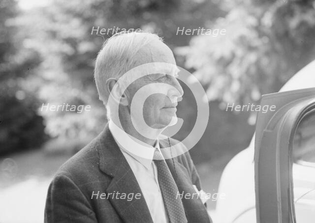 Timken, W.R., Mr., portrait photograph, 1938 July. Creator: Arnold Genthe.