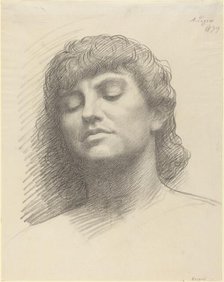 Head, 1879. Creator: Alphonse Legros.