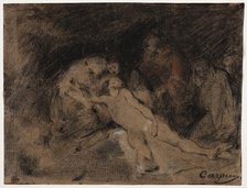 Pietà, between 1827 and 1875. Creator: Jean-Baptiste Carpeaux.