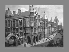 The New Law Courts, London, c1900. Artist: Valentine & Sons Publishing Co.