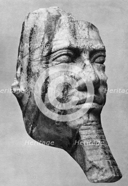 Menkaura (or possibly Khafra), Ancient Egyptian Pharoah, 1936. Artist: Unknown