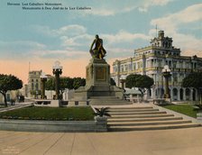 Monument to scholar and philosopher Jose de la Luz Caballero, Havana, Cuba, c1920. Artist: Unknown.