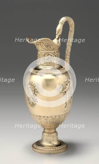 Ewer (aiguière), c. 1817. Creator: Jean Baptiste Claude Odiot (French).