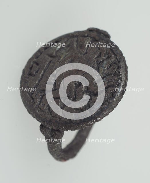 Finger Ring, Frankish, 7th century. Creator: Unknown.